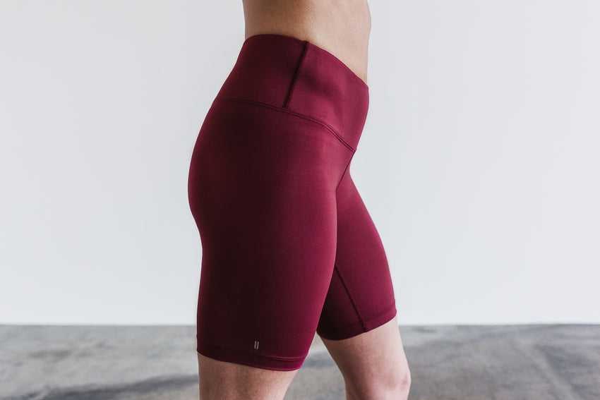 Wine Nobull High-Rise Short 8 inches | 315HNRDMI