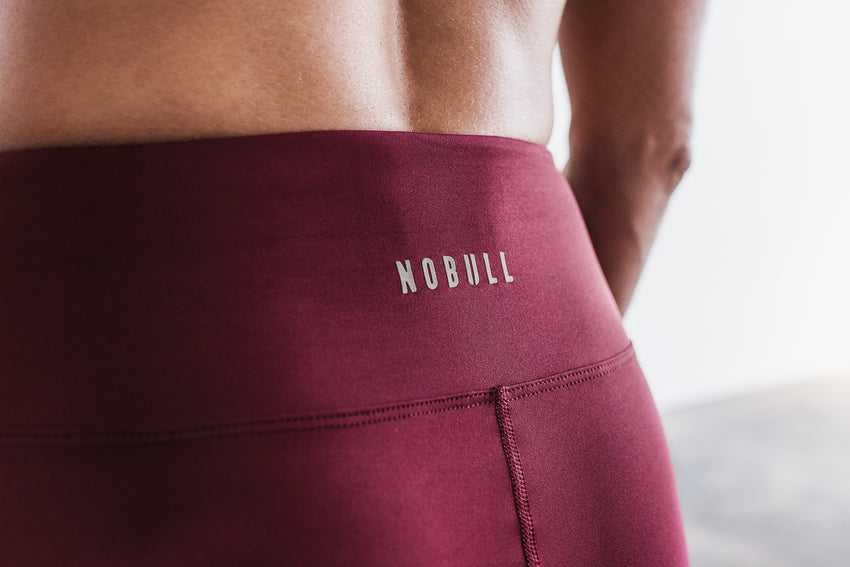 Wine Nobull High-Rise Short 8 inches | 315HNRDMI